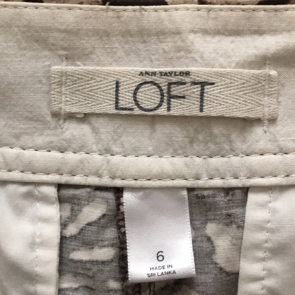 Ann Taylor loft Leopard print sz 6 - Picture 2 of 4